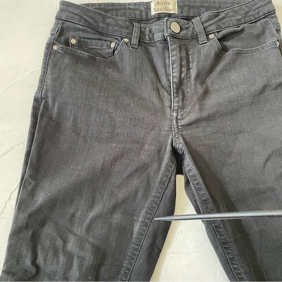 Acne Studios SKIN 5 BLACK Jeans Size 29/32 - Picture 10 of 13